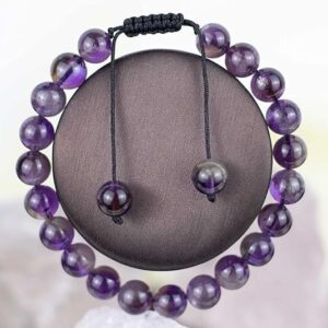Natural Stone Agate Adjustable Bracelet