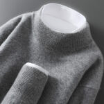 Men's Casual Loose-Fitting Cashmere Base-Layer Sweater