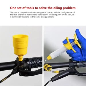 Brake Bleed Kit | Universal Application | Professional Bike Maintenance Tool | Includes 1 Adapters, Syringes