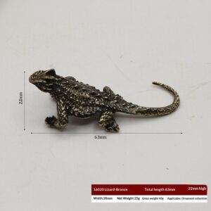 Qing Dynasty Solid Bronze Animal Figurine