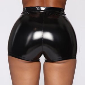Solid-color Fashionable High-waist Plus-size Hot Pants