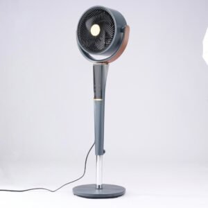 Silent Upright Fan, 15-speed Floor-standing Fan, With Touch Control And LED Lights