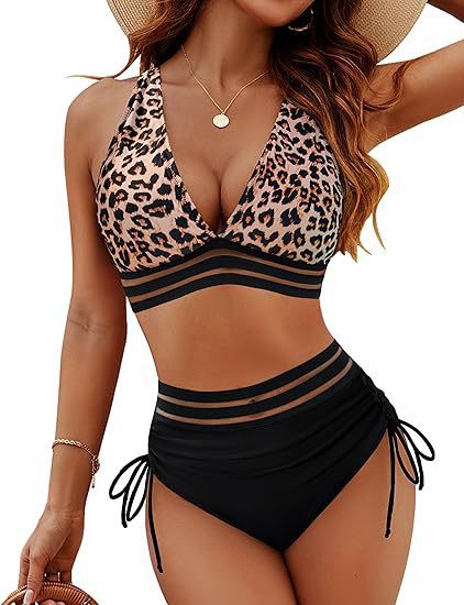 Women’s High Waist Bikini Split Suit