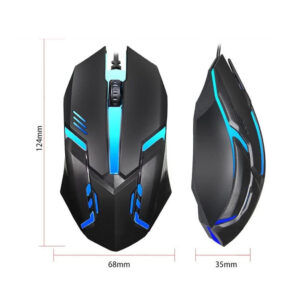 UK Gaming Keyboard And Mouse Set RGB LED USB For PC Laptop Xbox One PS4 PS