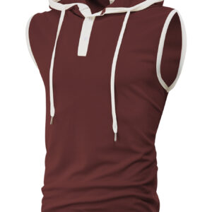 Men's Sleeveless Hooded Sports Vest
