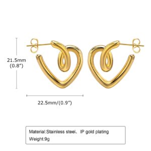 Elegant All-match Stainless Steel Earrings