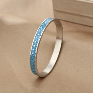 18K Vacuum-Plated Vintage Personalized Oil-Drip Titanium Steel Bracelet For Women