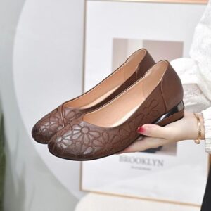 Fashionable British-style Shoes For Middle-aged And Elderly Mothers