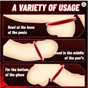 7-Piece Premium Silicone Cock Rings Set For Men - High Tension Adjustable Penis Rings With Storage Case, Stretchy Enhancer For Intimacy & Performance