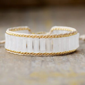 Natural Stone Handmade Beaded Woven Bracelet