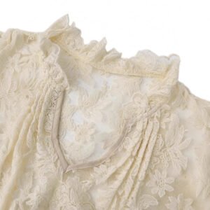 Women's Casual Elegant SpringAutumn Lace-Patchwork Top
