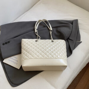 Simple Handheld Crossbody Bag With Patchwork