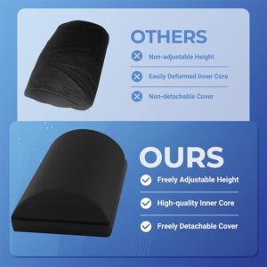 Slow-rebound Memory Foam Leg Pillow Non-slip Double-layered