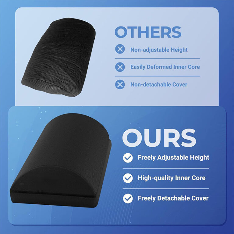 Slow-rebound Memory Foam Leg Pillow Non-slip Double-layered