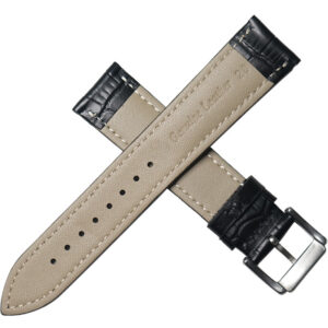 Full-grain Leather Watch Strap, Mens, Semi-thin, Universal Type