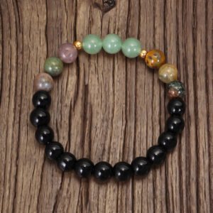 Summer Black Tassel Long Necklace