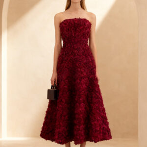 Single-breasted Stylish Tie-waist Collar Long-sleeved Dress