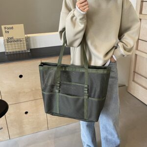 Mesh Beach Bag Large-capacity Beach Tote For Women