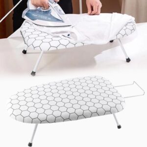 Tabletop Ironing Board 80 X 30cm Foldable Small Lightweight Compact Space Saving