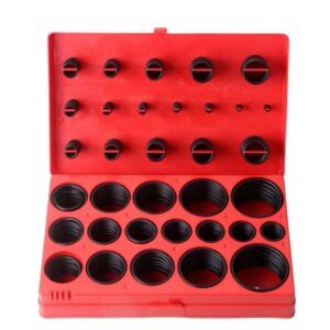 419 Pieces Of O-ring, Nitrile Rubber Ring, Plastic Box Gasket