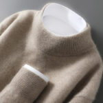 Men's Casual Loose-Fitting Cashmere Base-Layer Sweater