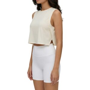 Sleeveless Womens Cropped Loose-fitting Yoga Toplightweight Breathable And Casual