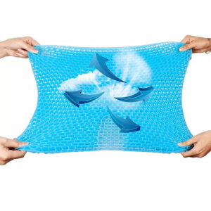 Cooling Honeycomb Breathable Gel Seat Cushion Double Thick Egg Sitting Pad Mat UK
