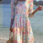 Sleeveless Dress Plant Color Abstract Class