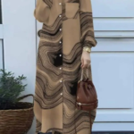 Loose-fitting, Simple Women's Long-sleeved Shirt And Trousers Set