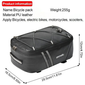 Bike Bag, Saddle Bag, Luggage Bag, Rack Bag