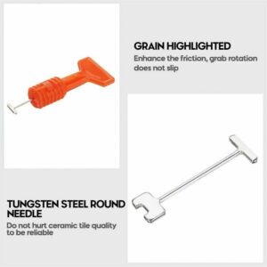 300pcs 4 Wrench Tile Leveling System Kit Reusable Tile Spacer Wall Floor Clips