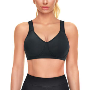 Adjustable-strap Shapewear Shockproof Bra
