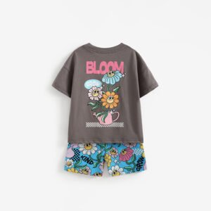 Women's Fashionable Western-style Trendy Set For Small And Medium-sized Childrens Clothing
