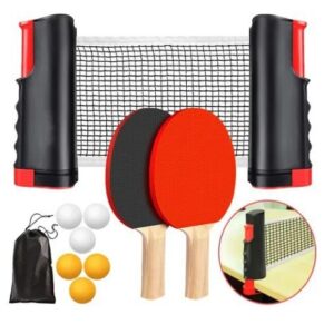 Table Tennis Net Stand Portable Free-Standing Heavy-Duty Material