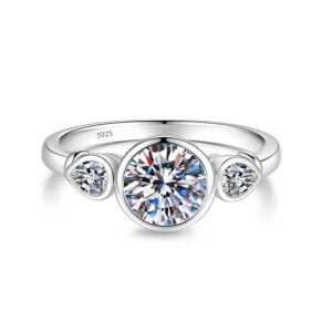 Women's Simple, Personalized, Light-Luxury Moissanite Ring