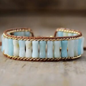 Natural Stone Handmade Beaded Woven Bracelet