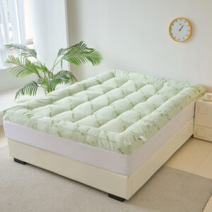 Mattress Protector With A Bamboo Pattern
