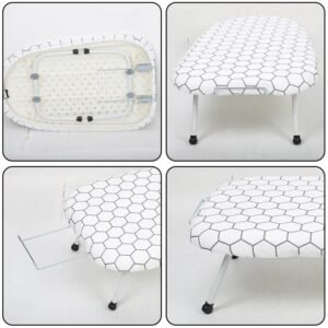 Tabletop Ironing Board 80 X 30cm Foldable Small Lightweight Compact Space Saving