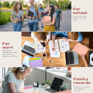 Deluxe Spiral Notebook With Removable Dividers And Labels