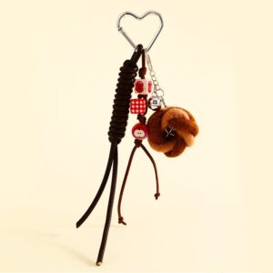 Felt Bread Keychain Cute Bag For Women