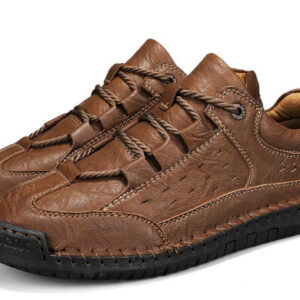 Plus-size Outdoor Hiking Shoes Round-toe Solid Color