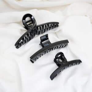 High-quality Basic Black Spray-painted Hair Clip