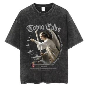 Men's Fashion Washed Streetwear Graphic Prints