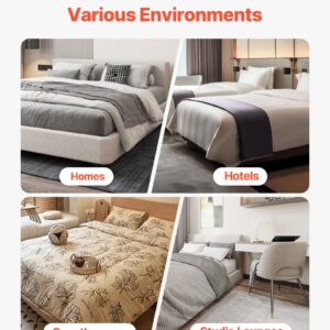 Box Spring, Queen Size Bed Frame With Washable Fabric Cloth, Heavy Duty Metal Frame For Queen Bed, 5.1 In Mattress Foundation, 3500 Lbs Max Weight Capacity, Easy Assembly, 79.1 X 59.6 X 5.1 In