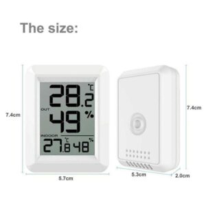 Hygrometer , LCD Screen Temperature Humidity Monitor Meter