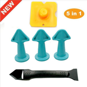 Caulking Nozzle Pointed Spatula Scraper Grout-sealing Nozzle Five-piece Set