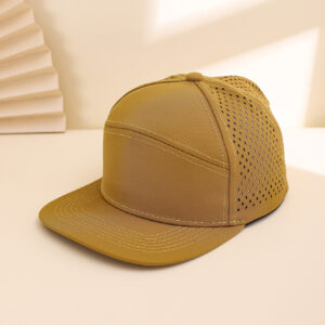 Fashionable, Simple, Solid-color, Patchwork Mesh Baseball Cap For Summer Outdoor Ventilation And Sun Protection. Hip, Flat Brim Hat Suitable For Daily Versatile Wear.