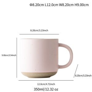 Large-capacity Ceramic Mug Rustic And Minimalist