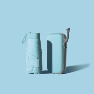 Mini Pocket Umbrella Flat Six-fold Candy-colored Fashionable