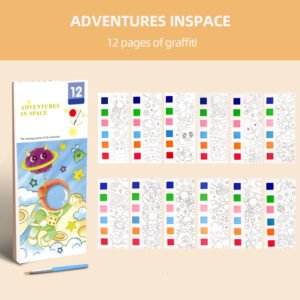 Cross-border Children's Gouache Coloring Book Stickers
